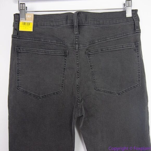 NEW Madewell Petite Stovepipe Jeans in Banberry Wash: Raw-Hem, P28 - Picture 10 of 16